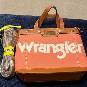 Wrangler Pink and Tan Mini Bag